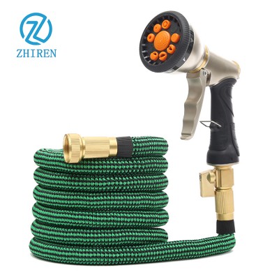 Portable And Collapsible Magic Water Hose Pipe Watering Hoses Flexible Expandable Garden Hose With Spray Gun