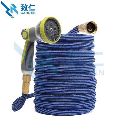 Interwoven Elasticated Fabric Flexible and Expandable Garden Hose