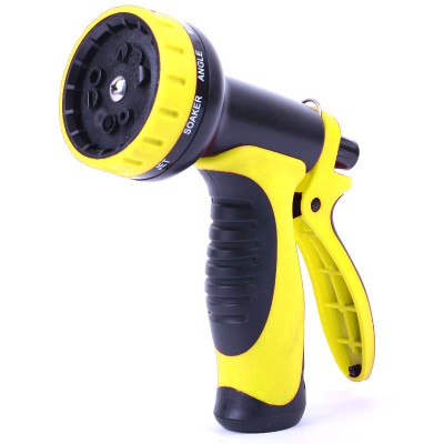 ZR High Pressure Watering Garden Brass Hose Nozzle Hand Rubber Nozzle Sprayer