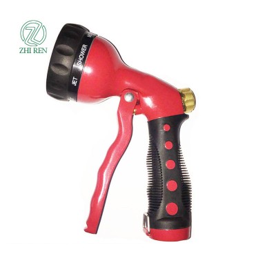 ZR New Magic Extending Pipe Expandable Water Hose Retractable Garden Hose Nozzles 8 Patterns High Pressure Garden Hose Nozzles