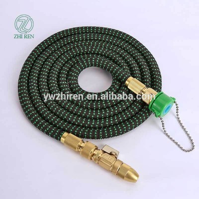 ZR Factory Customized Length Expandable Garden Water Hose 50ft For Car Washing And Hose Spray Nozzle