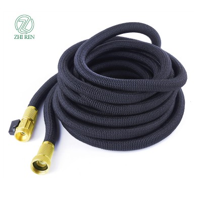 Gardening Furniture Expandable Hose With Brass Connectors Garden Hose Black