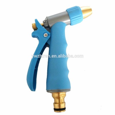 ZR Rubber Garden Hose Nozzle Multifunctional Spray metal garden hose nozzle