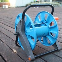 Retractable garden hose reel plastic cart as seen on tv