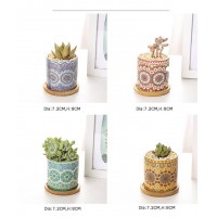 Outdoor Garden Home Decoration Windowsill Ceramic Flower Pot Succulent Planter Garden Cactus Pots