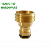 Brass Male Thread Faucet Hose Nozzle Quick Connect Adapter