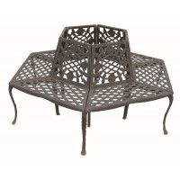 Garden furniture park bench cast iron garden tree grate